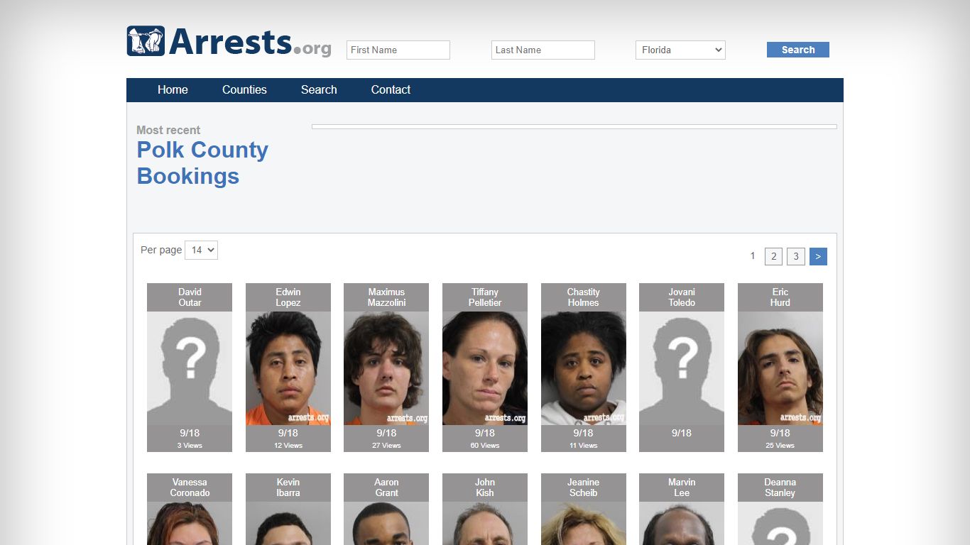 Polk County Arrests and Inmate Search